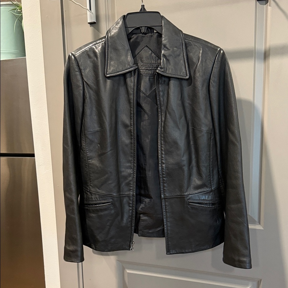 Women’s Black Leather Jacket